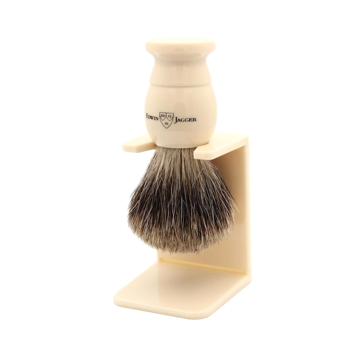 Edwin Jagger Traditional Handmade Shaving Brushes With Stand