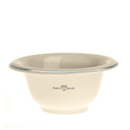 Edwin Jagger Porcelain Shaving Soap Bowl with Silver Rim