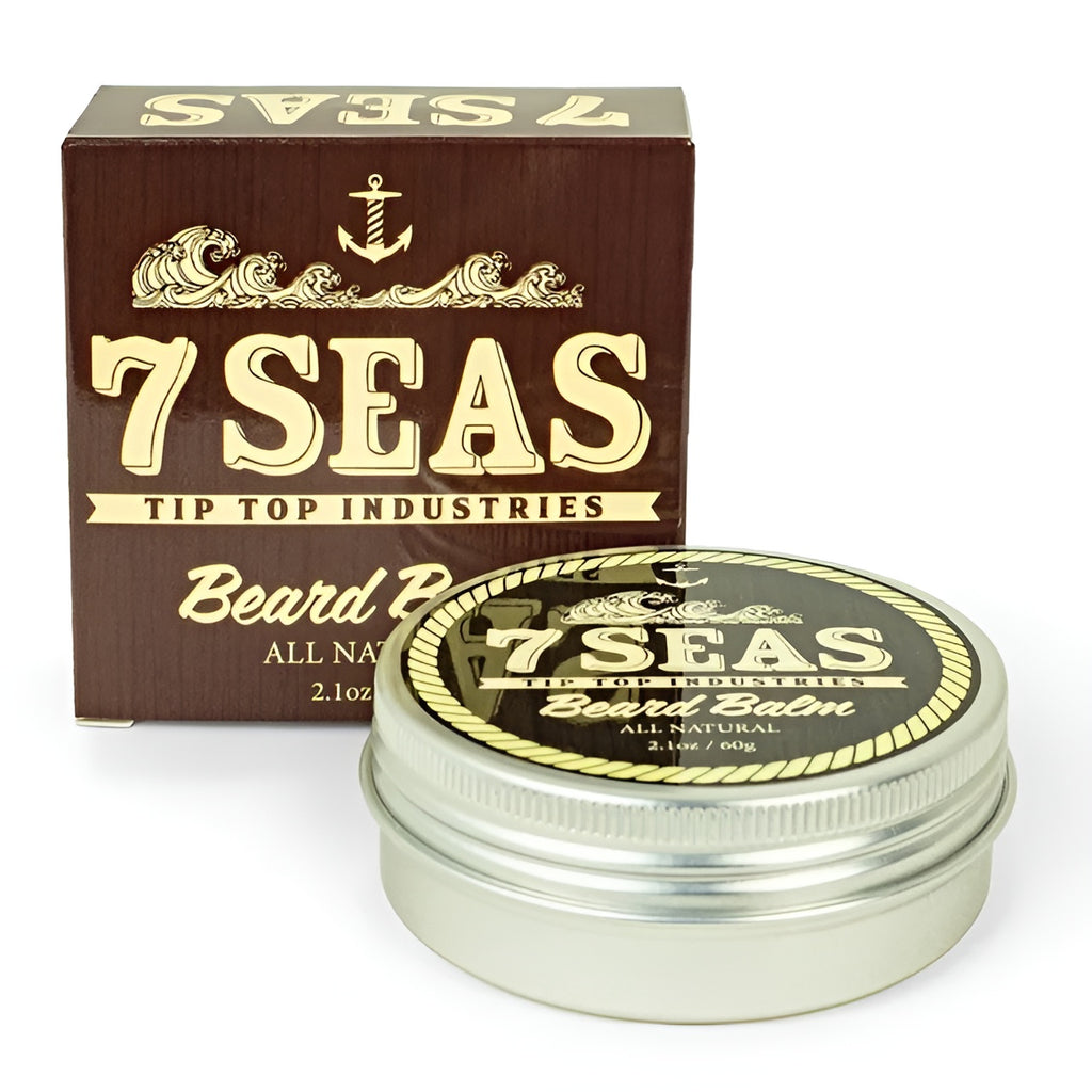 Tip Top 7Seas All Natural Beard Balm Fresh Scent 2.1oz
