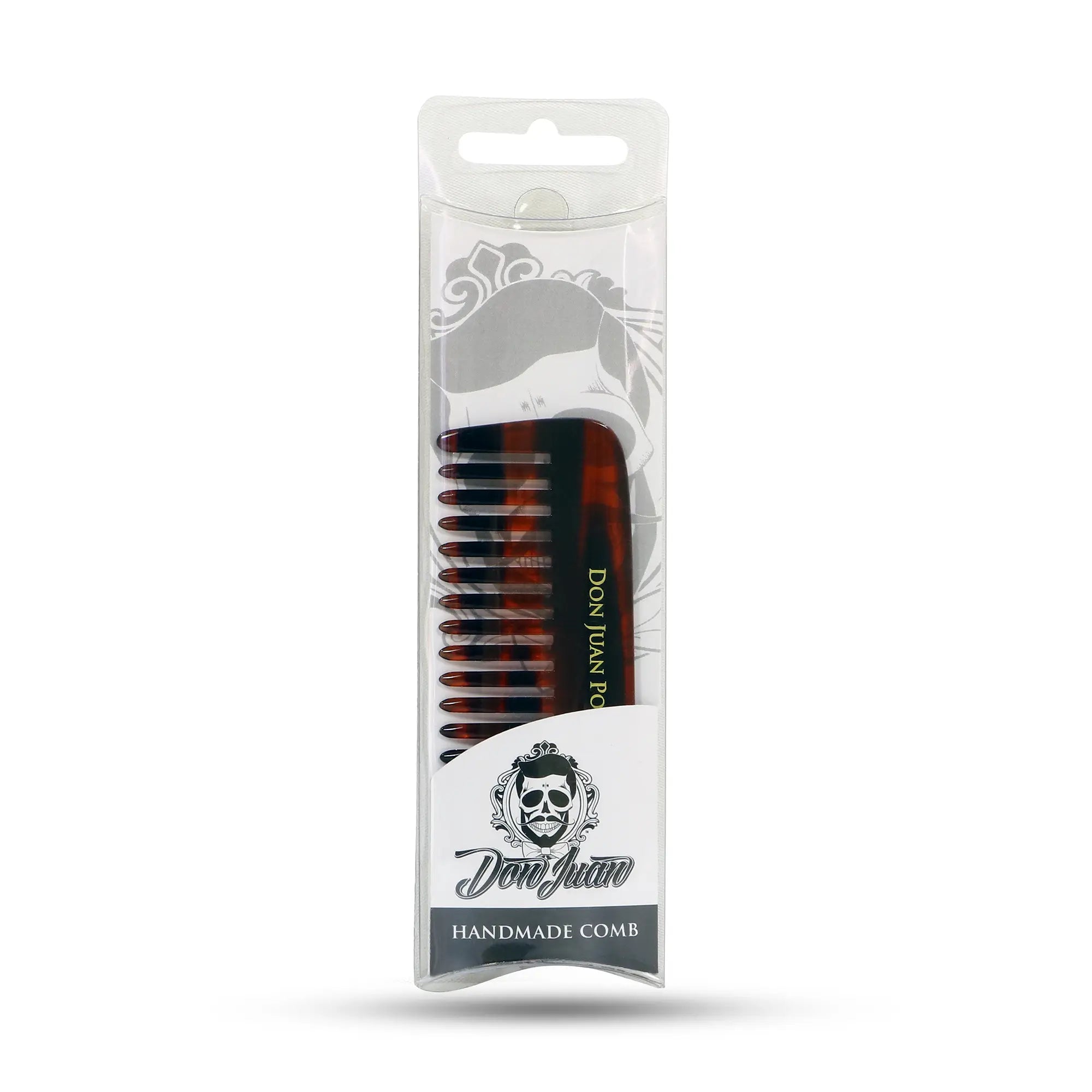Don Juan Handmade 4" Tortoise Beard Comb