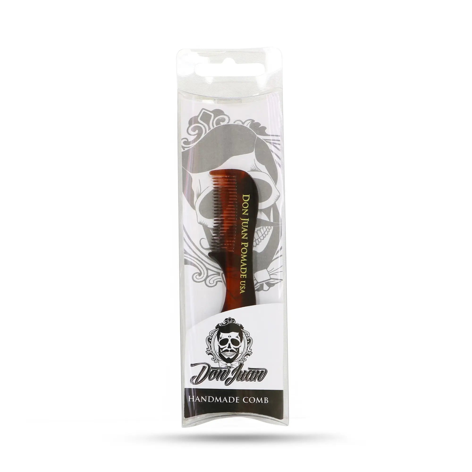 Don Juan Handmade Tortoise Mustache Handle Comb