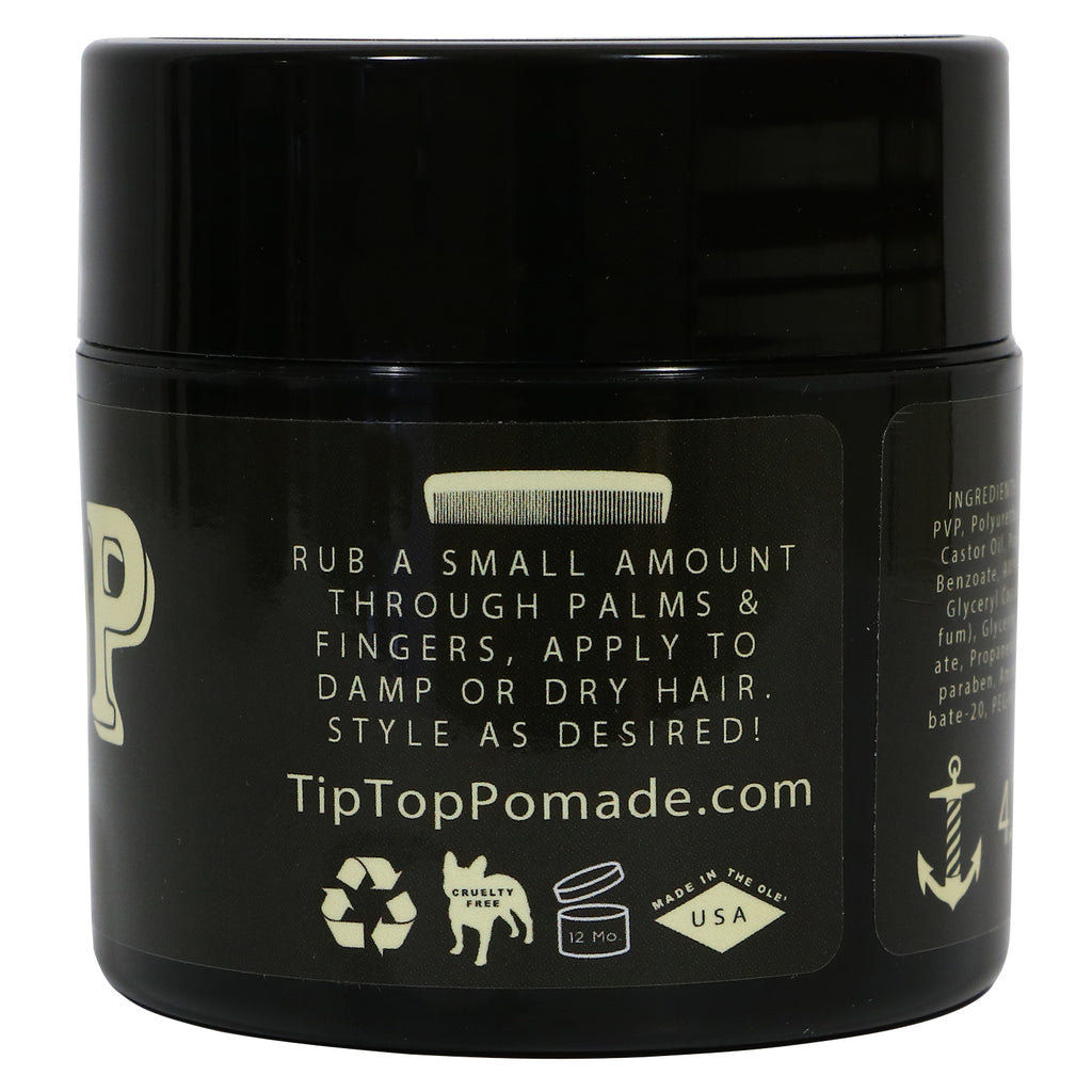 Tip Top Strong Hold Water Based Pomade 4.25oz