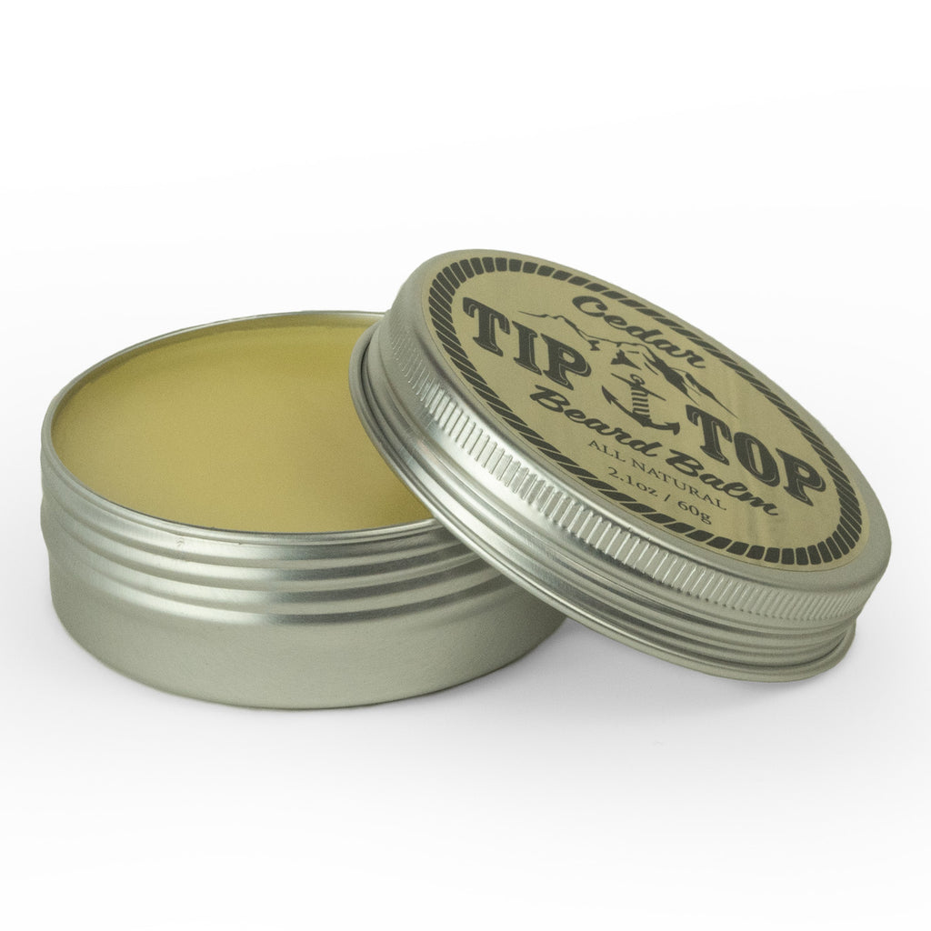 Tip Top All Natural Cedar Beard Balm 2.1oz