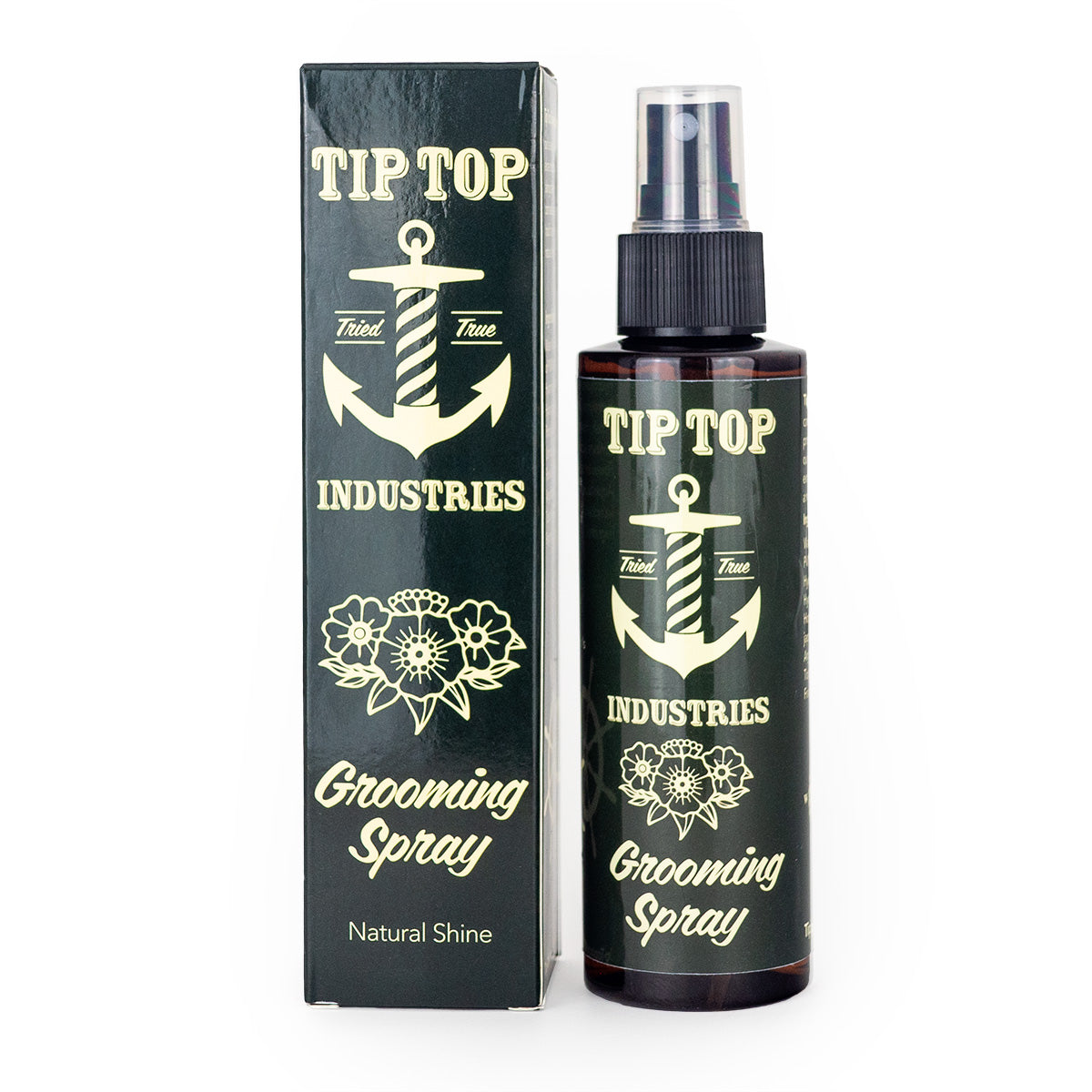 Tip Top Grooming Spray - Medium Hold, Light Weight Non-Aerosol Hair Spray - Light Vanilla Scent, Keeps Your Hairstyle Locked In - 5 Fl Oz