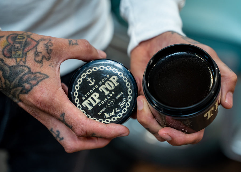 Tip Top Strong Hold Water Based Pomade 4.25oz