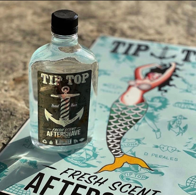 Tip Top Fresh Scent Aftershave - Cools and Calms Irritated Skin, Witch Hazel Helps Refresh and Repair Skin - Clean Refreshing Scent 12.7 Fl Oz