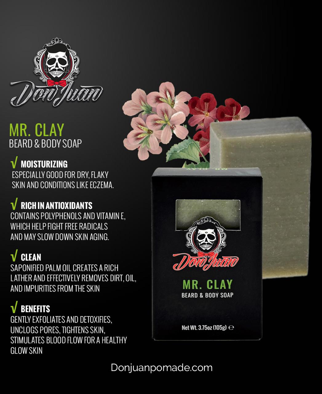 Don Juan Mr. Clay Beard & Body Soap