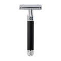 Edwin Jagger Rubber Coated Handle Double Edge Safety Razor