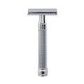 Edwin Jagger 3D Diamond Handle Chrome Double Edge Safety Razor Free Blade