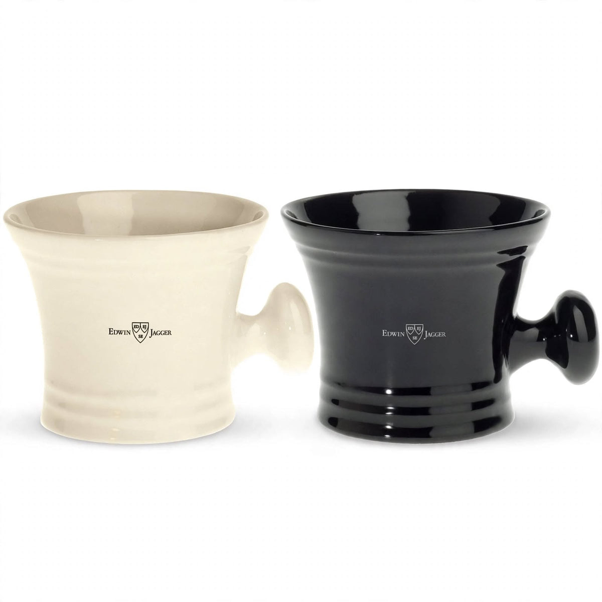 Edwin Jagger Porcelain Shaving Soap Bowl With Handle