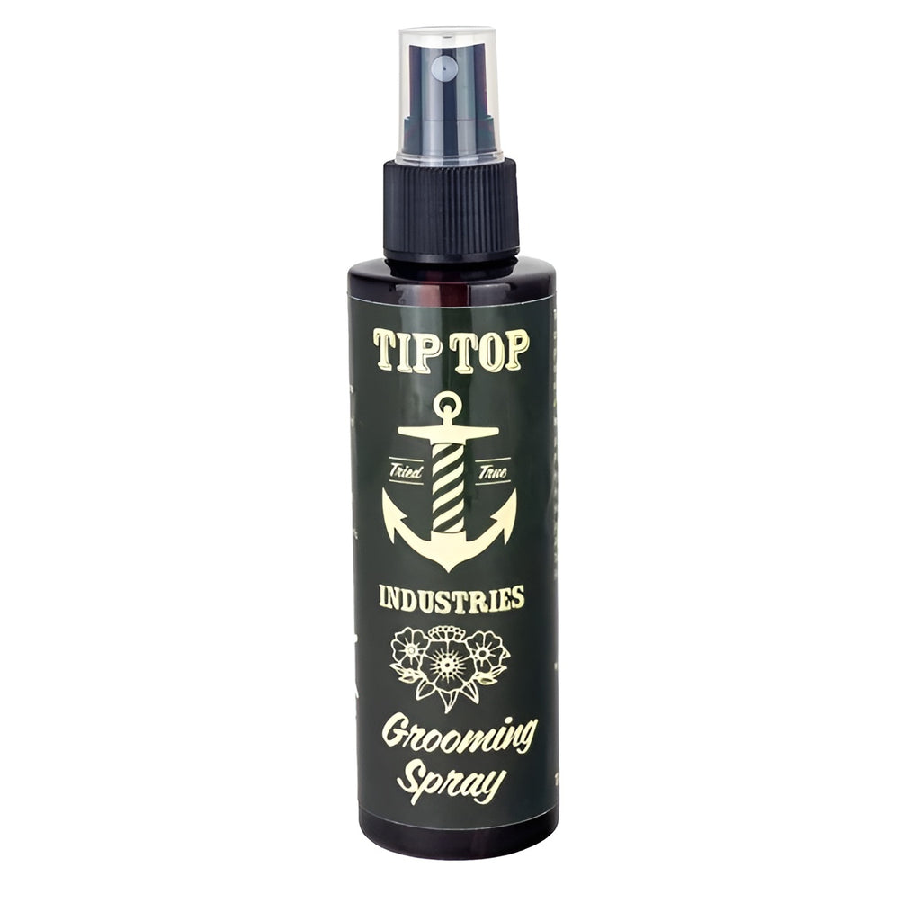 Tip Top Grooming Spray - Medium Hold, Light Weight Non-Aerosol Hair Spray - Light Vanilla Scent, Keeps Your Hairstyle Locked In - 5 Fl Oz