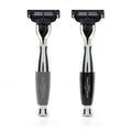 EDWIN JAGGER Chrome Plated Heavy Handle Gillette Mach3 Razor