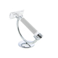 Edwin Jagger Crescent Chrome Razor Stand With Solid Base