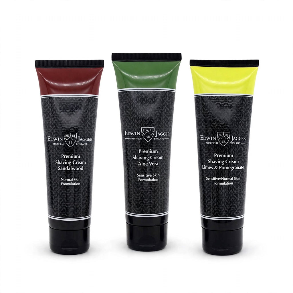 Edwin Jagger Natural Premium Shaving Cream, 75ml - 2.5 ounce Tube