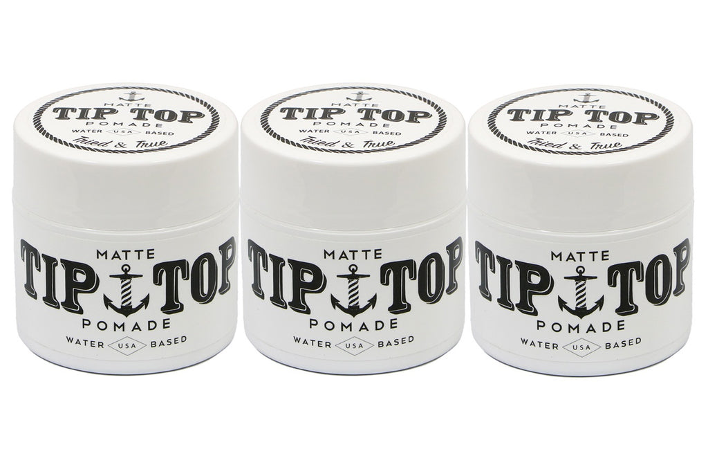 Tip Top Matte Water Based Medium Hold Pomade