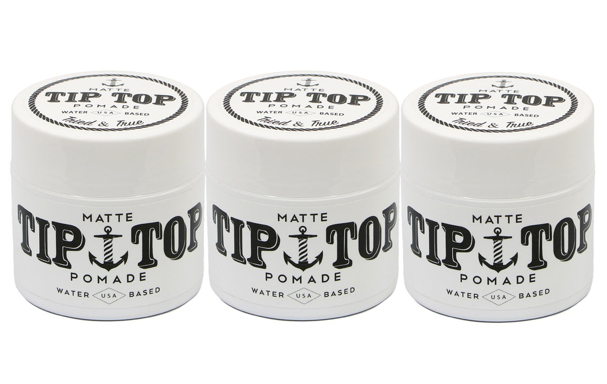 Tip Top Matte Water Based Medium Hold Pomade