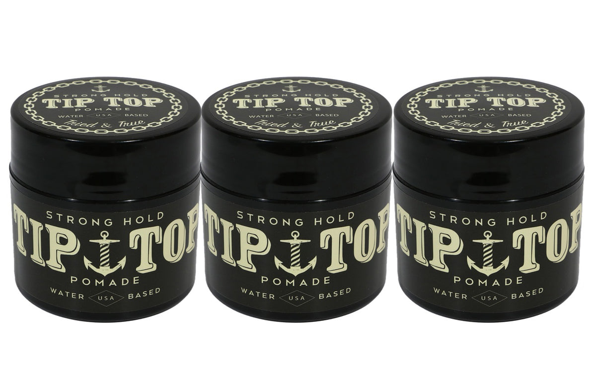 Tip Top Strong Hold Water Based Pomade 4.25oz