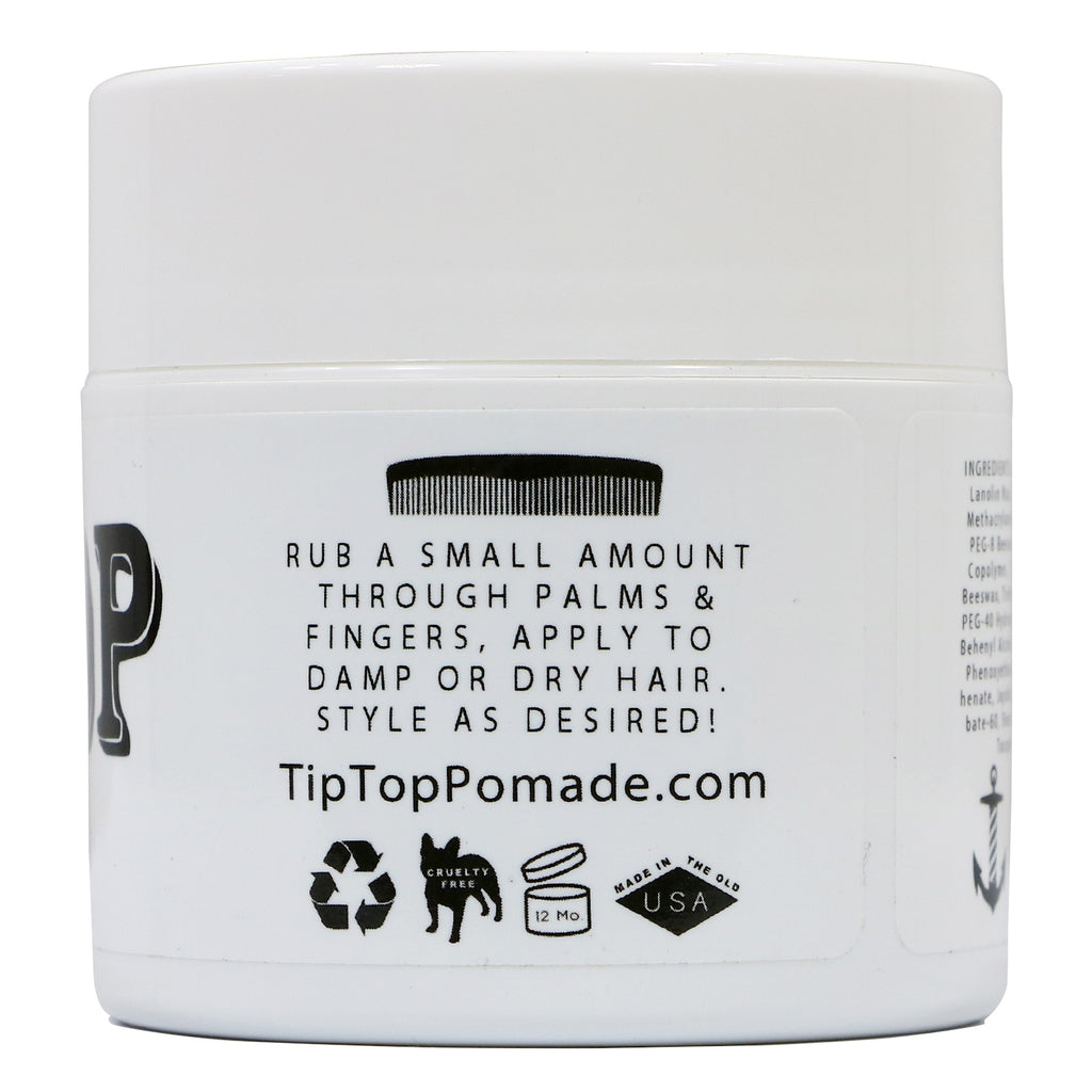Tip Top Matte Water Based Medium Hold Pomade